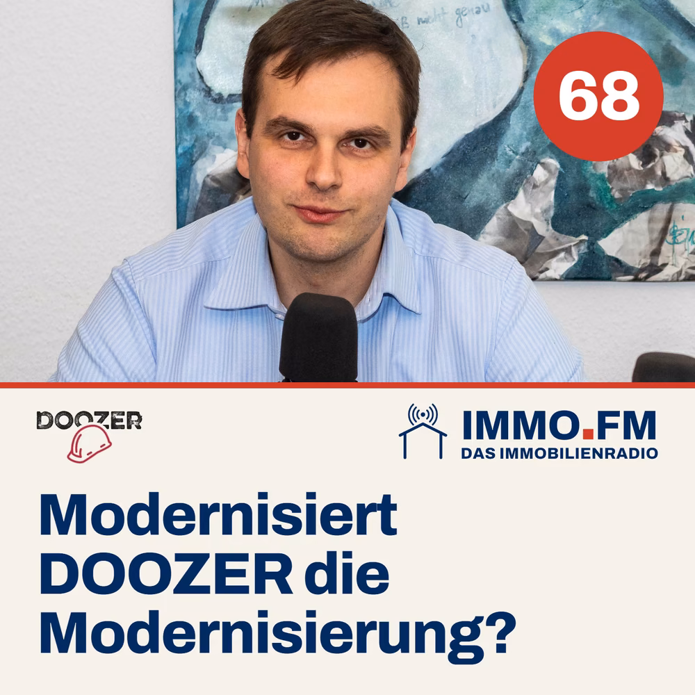 Cover der Folge 68 von IMMO.FM: Modernisiert DOOZER die Modernsierung?