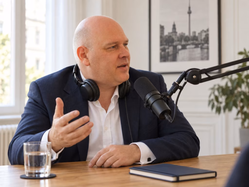 Mirko Otto spricht am Mikrofon
