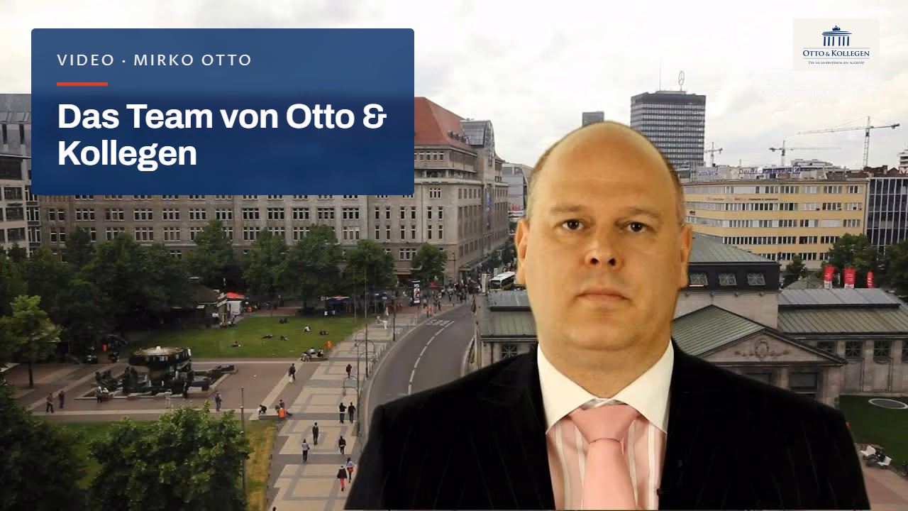 Mirko Otto im Video, Startbild mit Videotitel